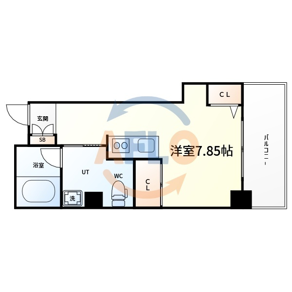 ヴィレッジリバー阿倍野の間取り|ヴィレッジリバー阿倍野　間取り