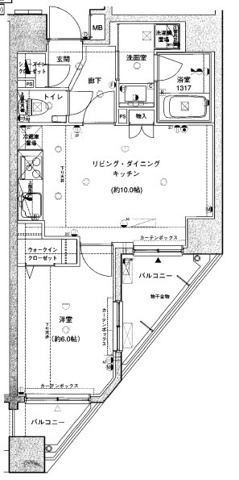 【間取り】 | アイディーコート荏原中延