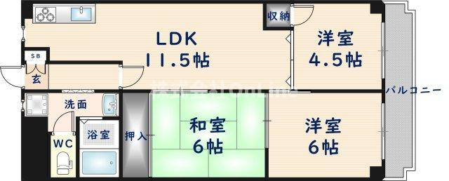 【間取り】 | 第2大原マンション