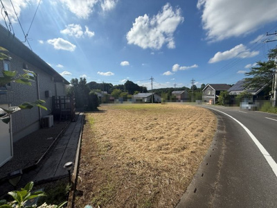 【前面道路含む現地写真】 | さくら市桜ヶ丘　売り土地