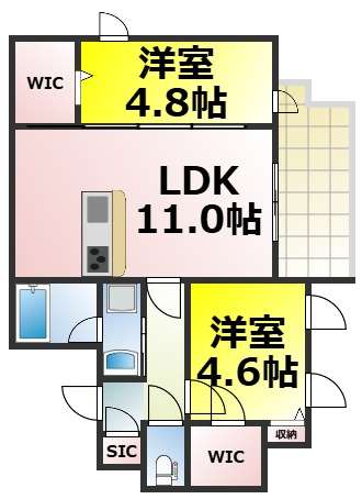 【間取り】 | スプランディッドX 仲介手数料無料