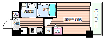 【間取り】 | エステムコート難波WEST-SIDE Ⅳザ・フォース