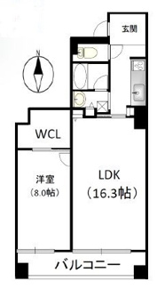 【間取り】 | ブラービ南船場 | ブラービ南船場　間取り
