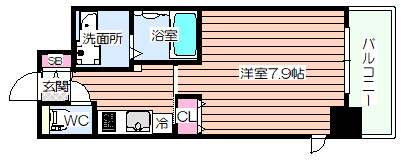 【間取り】 | エイペックスみなとセントラルアベニュー