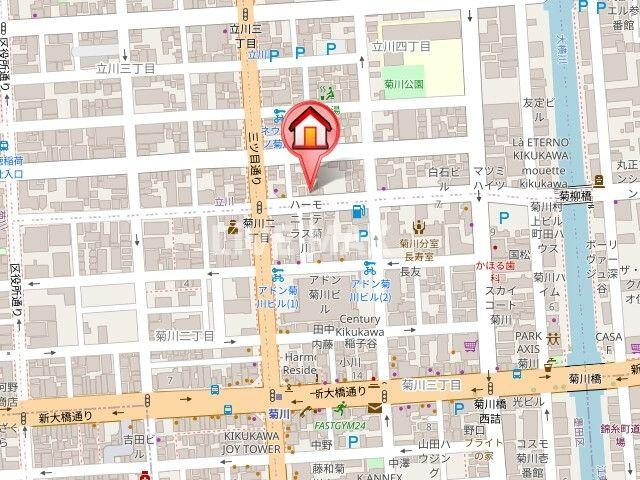 【地図】ドゥーエ菊川