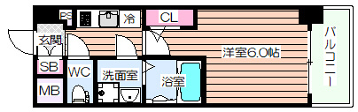 【間取り】 | エスリード弁天町桜通レジデンス