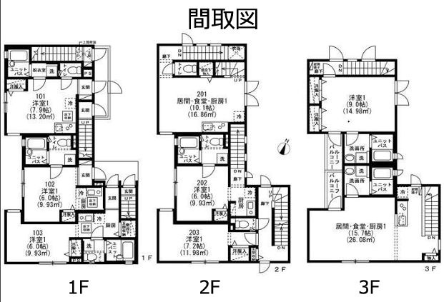 【間取り】 | 豊島区北大塚１丁目アパート 