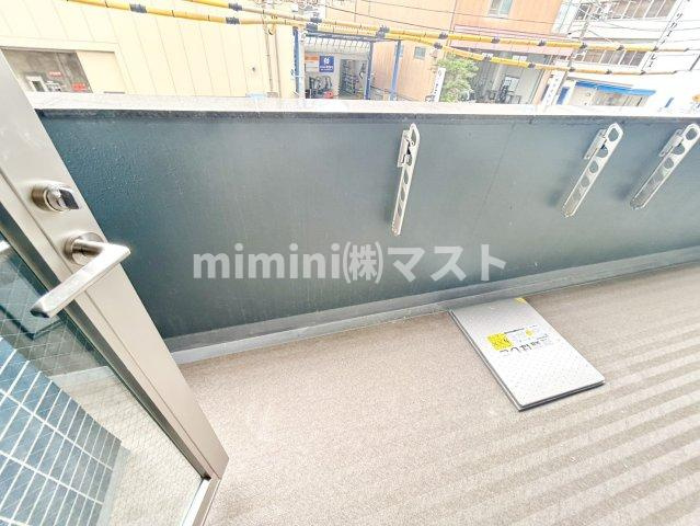 大阪市西区川口２丁目の賃貸マンションのバルコニー