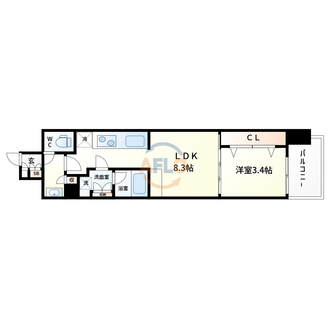 アーバネックス本町Ⅱ(明治小学校区)の間取り|アーバネックス本町II　間取り