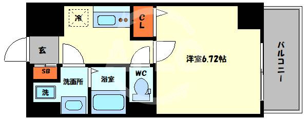 ALZA西本町（アルザニシホンマチ）の間取り|ALZA西本町（アルザニシホンマチ）　間取り