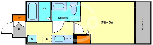 SERENiTE北浜の間取り|SERENiTE北浜　間取り