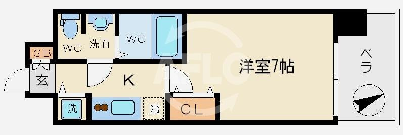 エスリード大阪城公園の間取り|エスリード大阪城公園　間取り