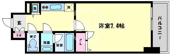 アーバネックス大阪城WESTの間取り|アーバネックス大阪城WEST　間取り