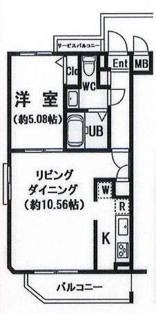 LUMEED飯田橋の間取り