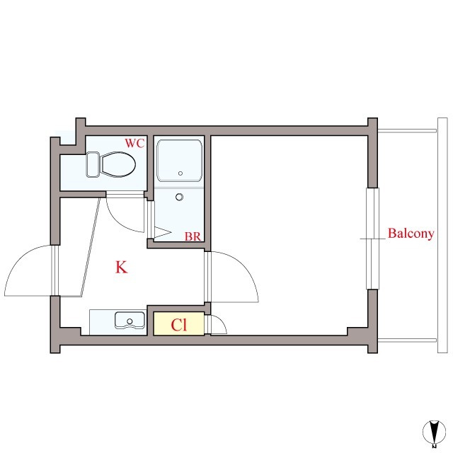 ベルフレージュ住吉の間取り
