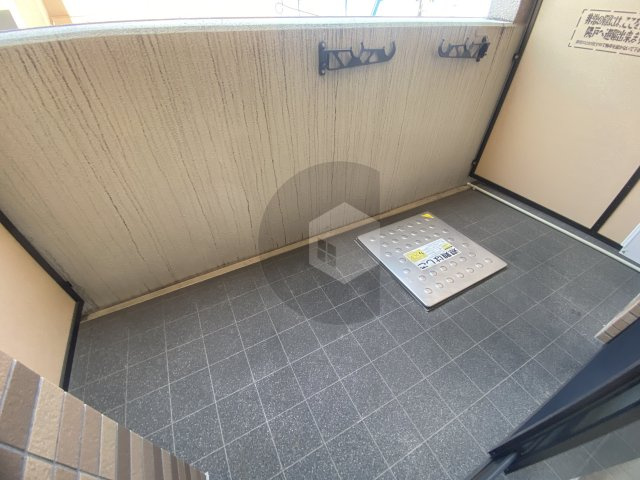 LUXE長田のバルコニー