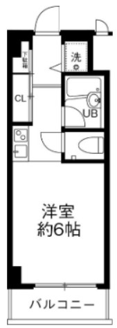 芦屋市打出町の賃貸マンションの間取り