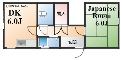神戸市灘区灘北通２丁目のアパートの間取り