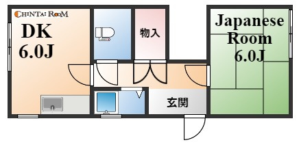 神戸市灘区灘北通２丁目のアパートの間取り