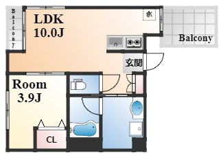 SDグランツ神戸西元町の間取り