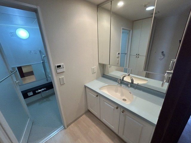 芦屋市公光町の賃貸マンションの洗面所