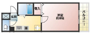 ディーシモンズ神戸の間取り