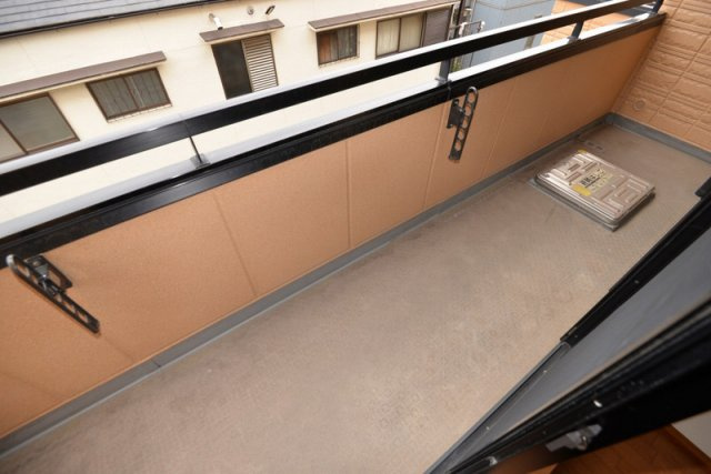 アヴェール上筒井のバルコニー