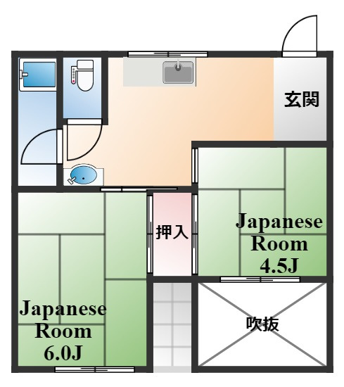 中野マンションの間取り