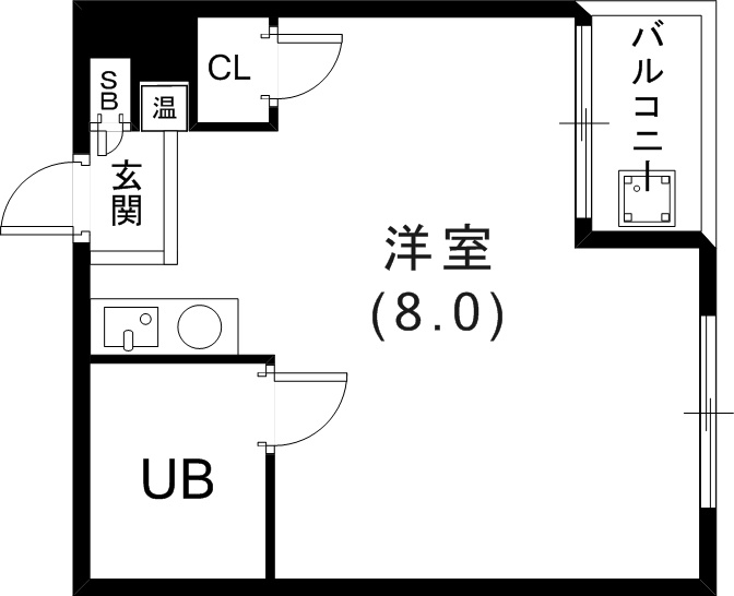 ロイヤルイン二宮の間取り