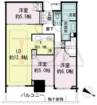 シティタワー神戸三宮の間取り