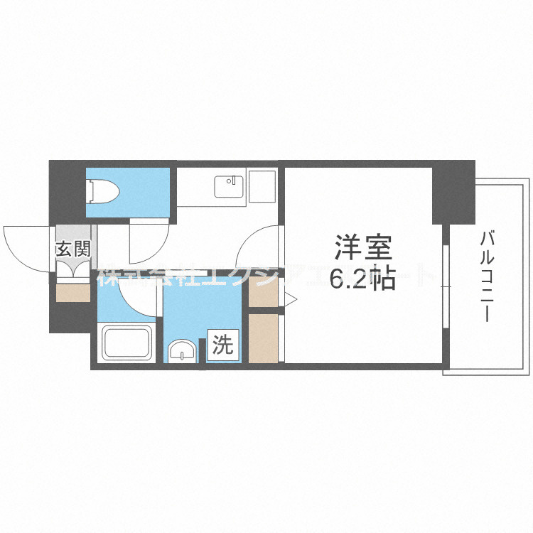 セイワパレス真田山公園南の間取り