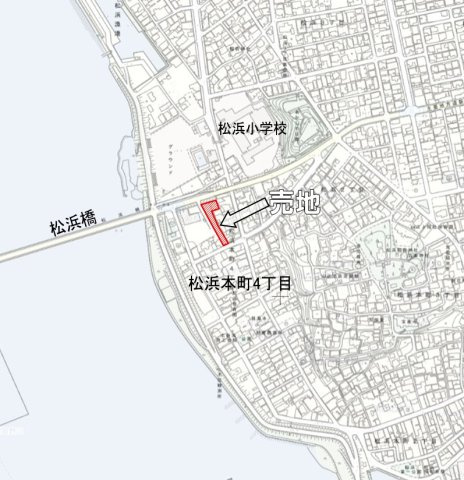 【地図】 | 新潟市北区松浜本町4丁目　330.52坪