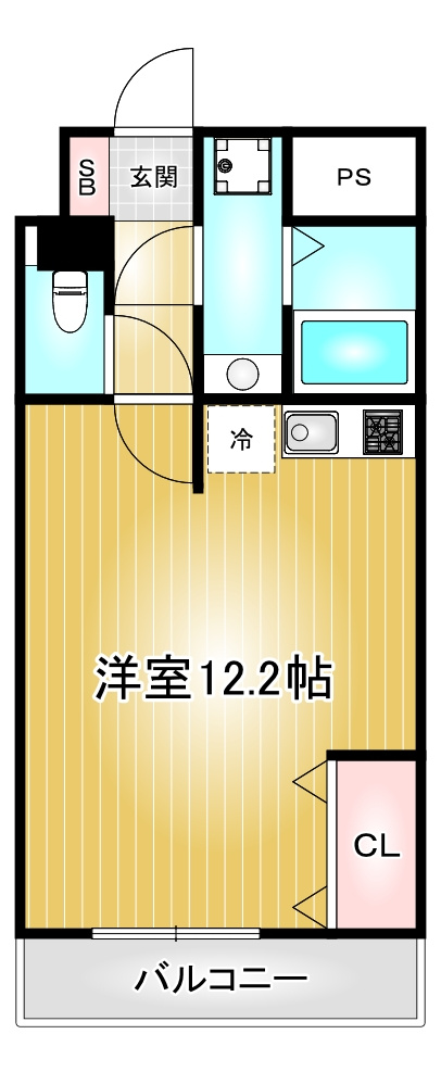 プラウランド名駅｜名古屋市の賃貸ならMy賃貸の間取り|プラウランド名駅
