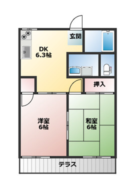 メゾン飛高の間取り