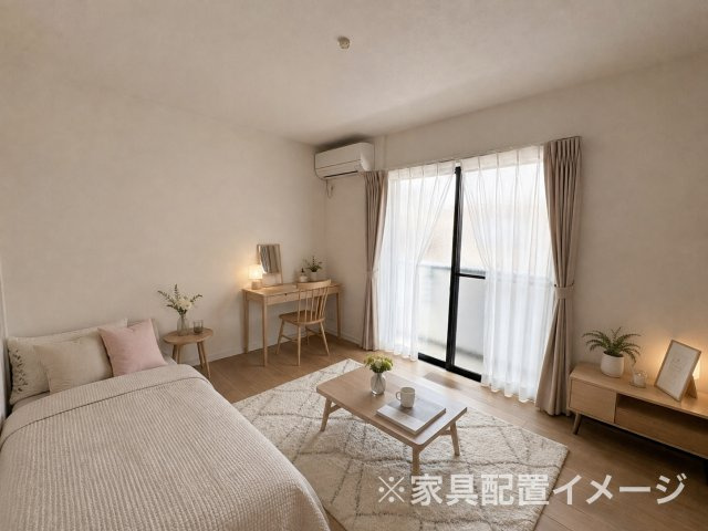 ALEGRIA泉佐野鶴原Southの洋室