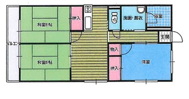 銚子市三階建て一棟マンションの間取り