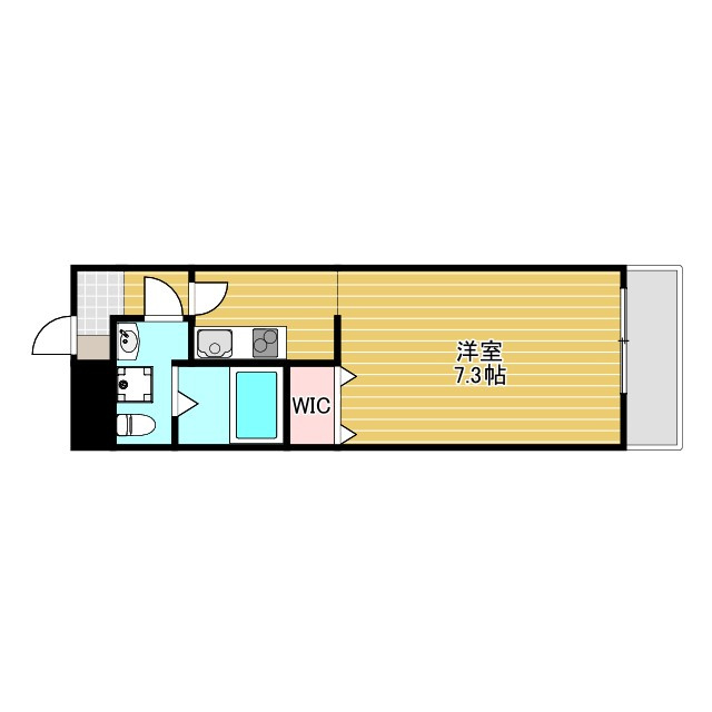 レジュールアッシュ江坂の間取り