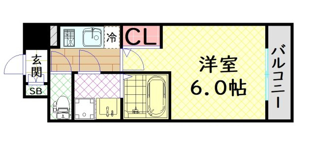 【間取り】 | エスリード大阪フェリス