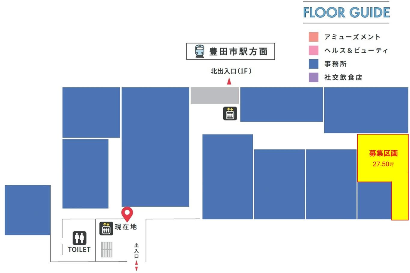 VITS豊田タウンの区画図