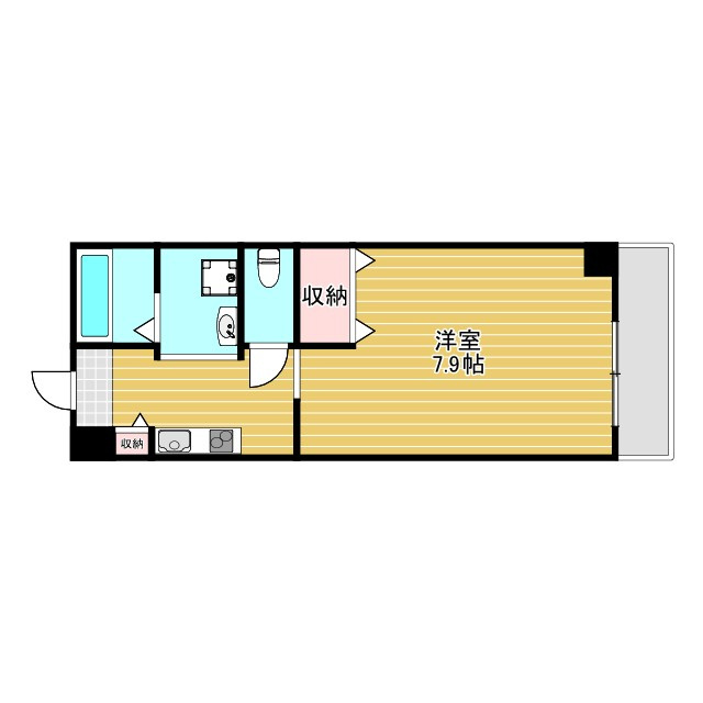 ROYAL　QUEENS　PARK江坂の間取り