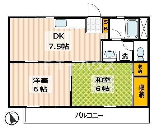 ステラハイムファイブワンの間取り