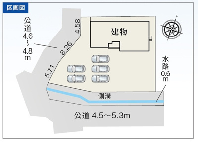 【区画図】 | 袋井市下山梨 4期 新築建売 | 区画図です