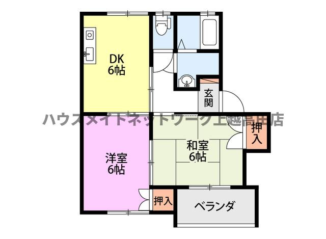 コーポファインの間取り|間取図