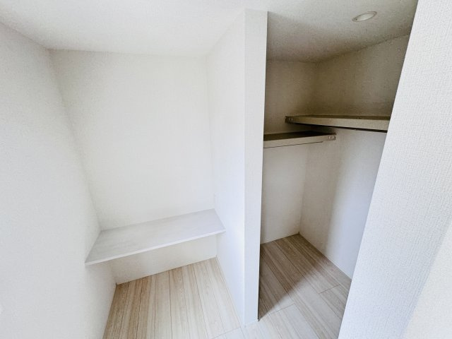柏市南増尾８丁目新築戸建（南増尾23期）の収納|7帖寝室・ウォークインクローゼット