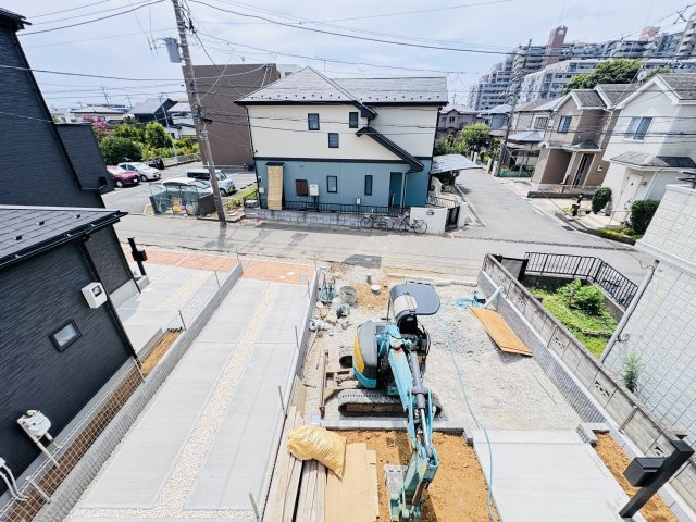 柏市南増尾８丁目新築戸建（南増尾23期）の展望|バルコニーより道路側眺望・南道路で日当たり良好♪