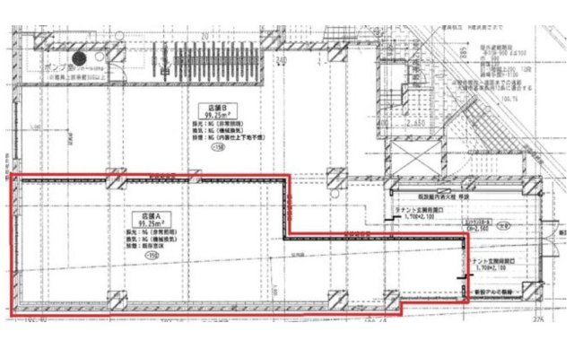 大津市皇子が丘２丁目の店舗事務所の間取り