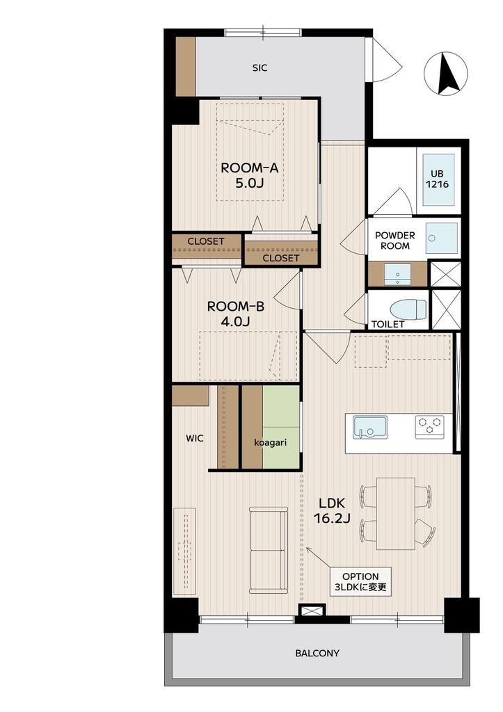 扇橋サンハイツの間取り