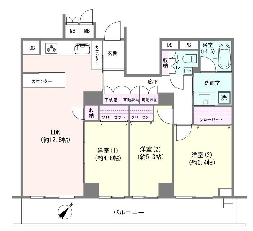 月島リバーハウス　Ｂ棟