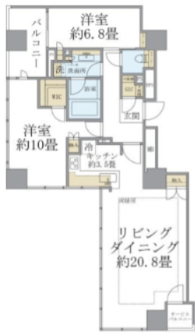 【間取り】 | Ｂｒｉｌｌｉａ二番町 | 間取り