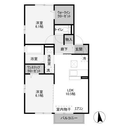 【間取り】 | スカイハイツB